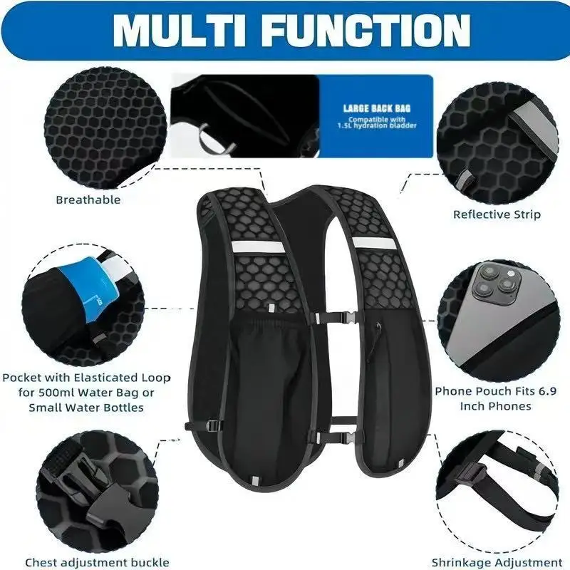 Unisex Water Resistant Breatha - огляд і ціна Hydration Vest